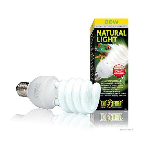 NATURAL LIGHT LYSRÖRSLAMPA 25W E27 EXOTERRA