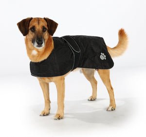 Orleans Hundtäcke Reflex/Fleece 80 cm, svart