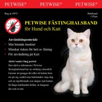 PETWISE FÄSTINGHALSBAND FÖR KATT <35CM