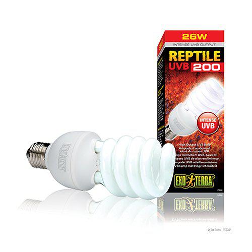 REPTILE UVB 200 LYSRÖRSLAMPA 25W E27 EXOTERRA