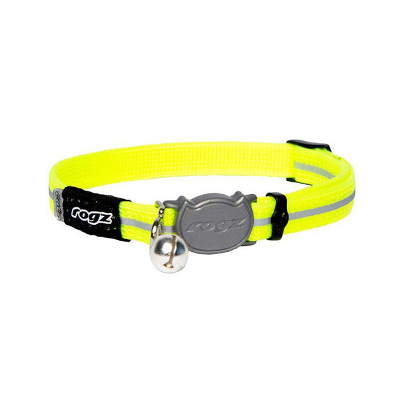 ROGZ ALLEYCAT HALSBAND S GUL 11MM 20-31CM