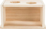 Sandbad, mus/hamster, trä, 20 × 12 × 12 cm