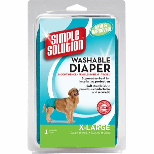 Simple Solution Tvättbar blöja för tikar, XL
