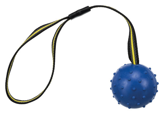 Sporting boll på nylonband, naturgummi, ø 6 cm/35 cm