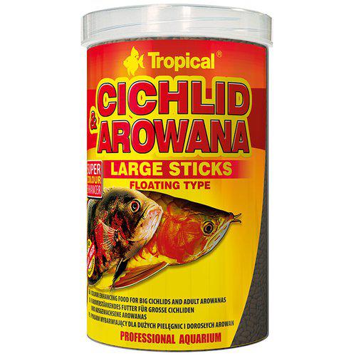 TROPICAL CICHLID & ARROWANA STICKS LARGE 1000ML