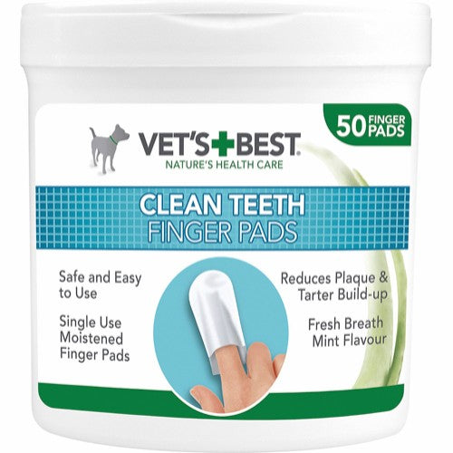 VETS BEST CLEAN TEETH FINGER PADS