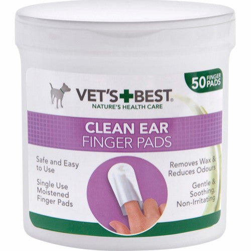 VETS BEST CLEAN EAR FINGER PADS