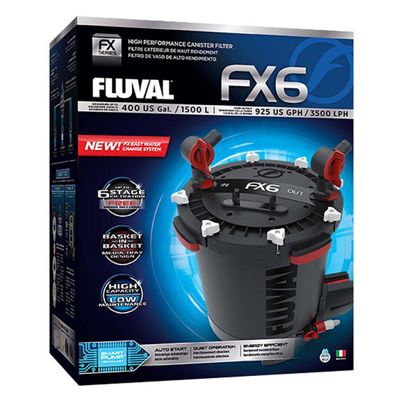 Ytterfilter Fluval Fx6 3500l/h 43w För Akv. < 1500l