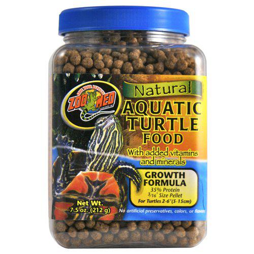 ZOO MED NATURAL AQUATIC TURTLE FOOD 212GR GROWTH FORMULA