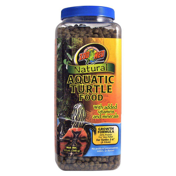 ZOO MED NATURAL AQUATIC TURTLE FOOD 369GR GROWTH FORMULA