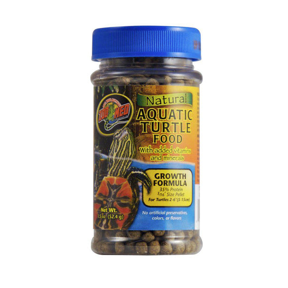 ZOO MED NATURAL AQUATIC TURTLE FOOD 52GR GROWTH FORMULA