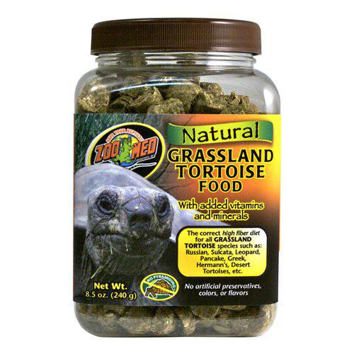 ZOO MED NATURAL GRASSLAND TORTOISE FOOD 240GR