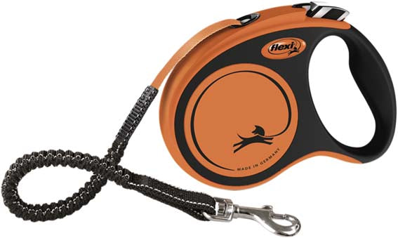 Flexi XTREME, L: 5 m band, svart/orange