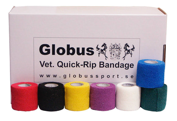 Bandage vet quick rip svart 4,5m