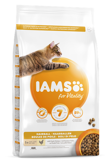 Iams Katt Adult Hairball 3 kg